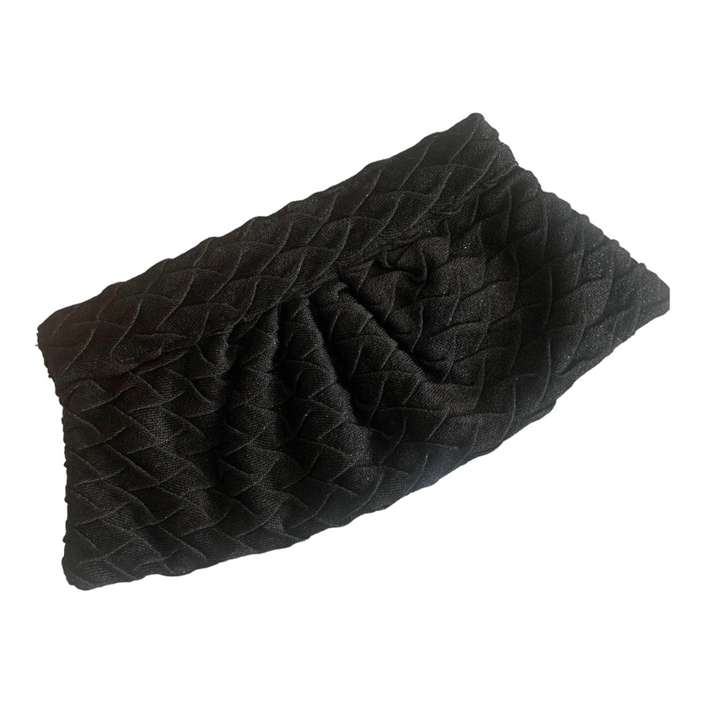 Lauren Merkin Black Sparkly Clutch Evening Purse Event Bag